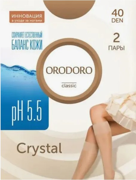 гольфы женские orodoro cristal 40 den (россия) (od-cristal-40) Orodoro (Россия)